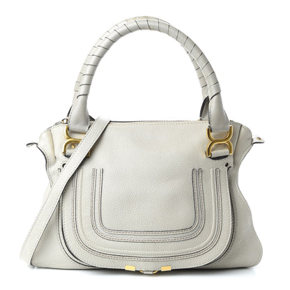 Chloe Calfskin Medium Marcie Satchel Dove 1 of 13