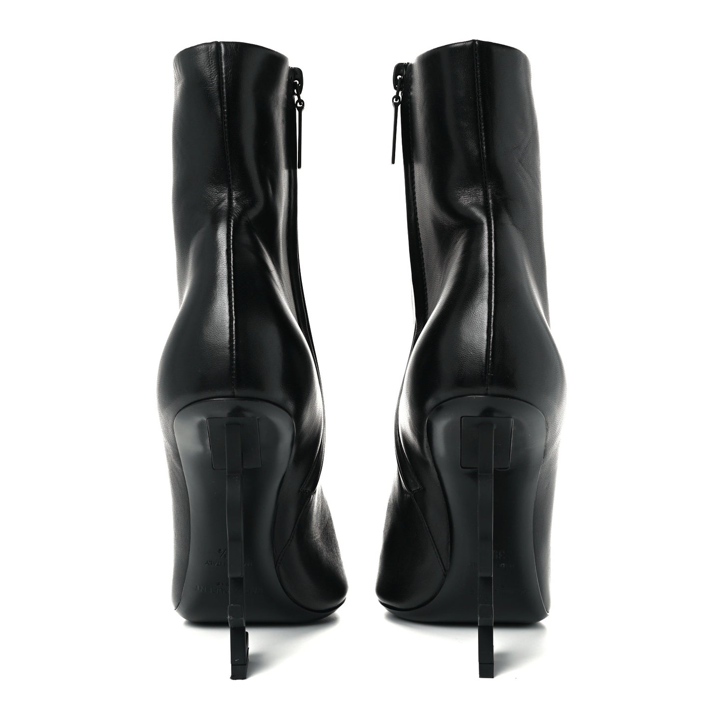 Calfskin Opyum Ankle Boots 39.5 Black
