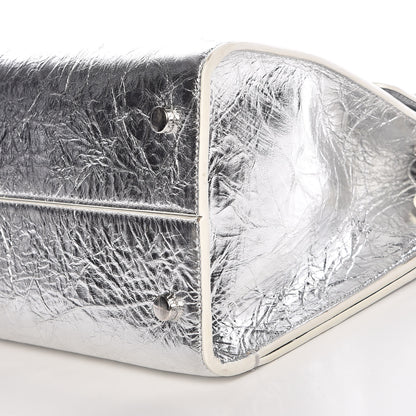 Christian Dior Metallic Calfskin Medium Diorever Flap Silver 10 of 16