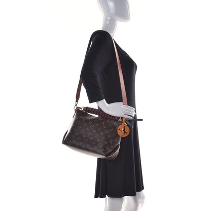 Louis Vuitton Monogram Beaubourg Hobo Mini Bordeaux Red Peach Safran Blue Jean Blue 3 of 10