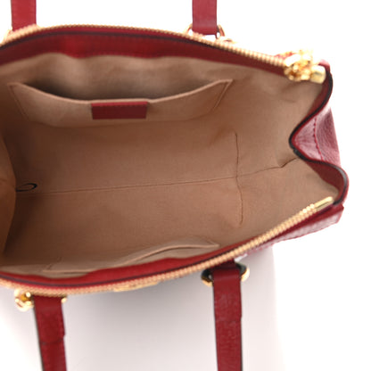 Gucci GG Supreme Monogram Flora Web Small Ophidia Tote Bag Red 5 of 9