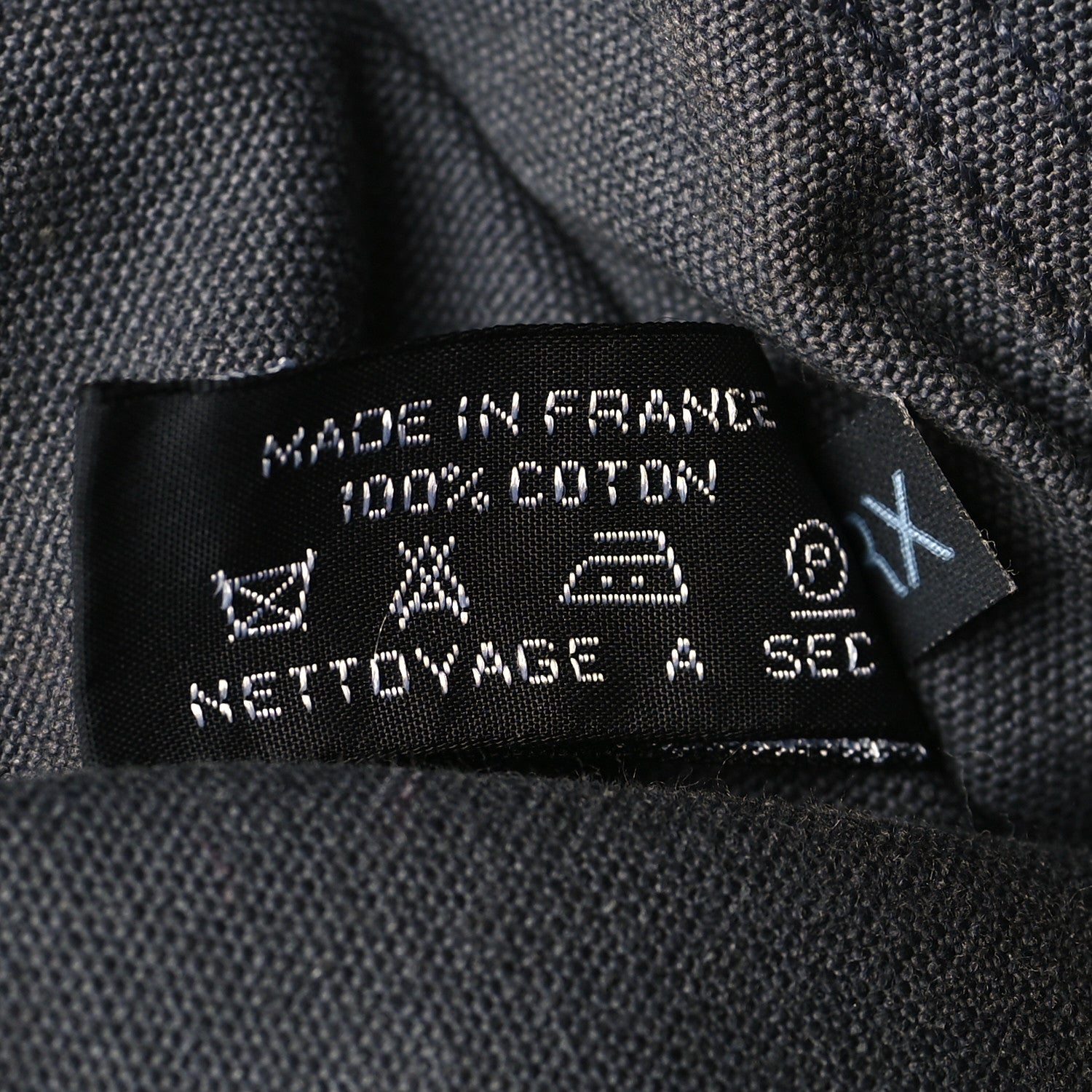 Hermes Canvas Fourre Tout PM Dark Grey 7 of 10