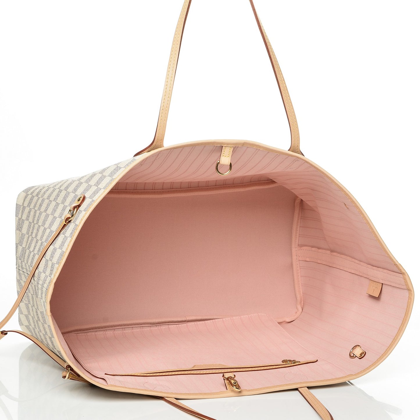 Damier Azur Neo Neverfull GM Rose Ballerine