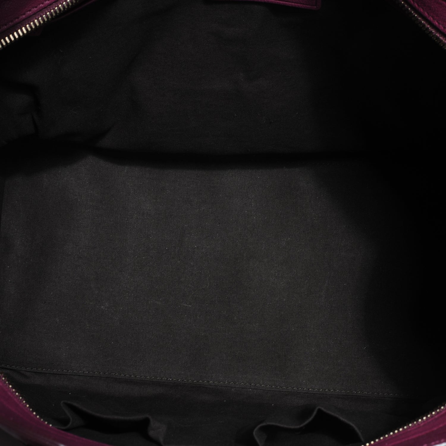 Saint Laurent Leather Medium Cabas Chyc Black Cherry 5 of 7