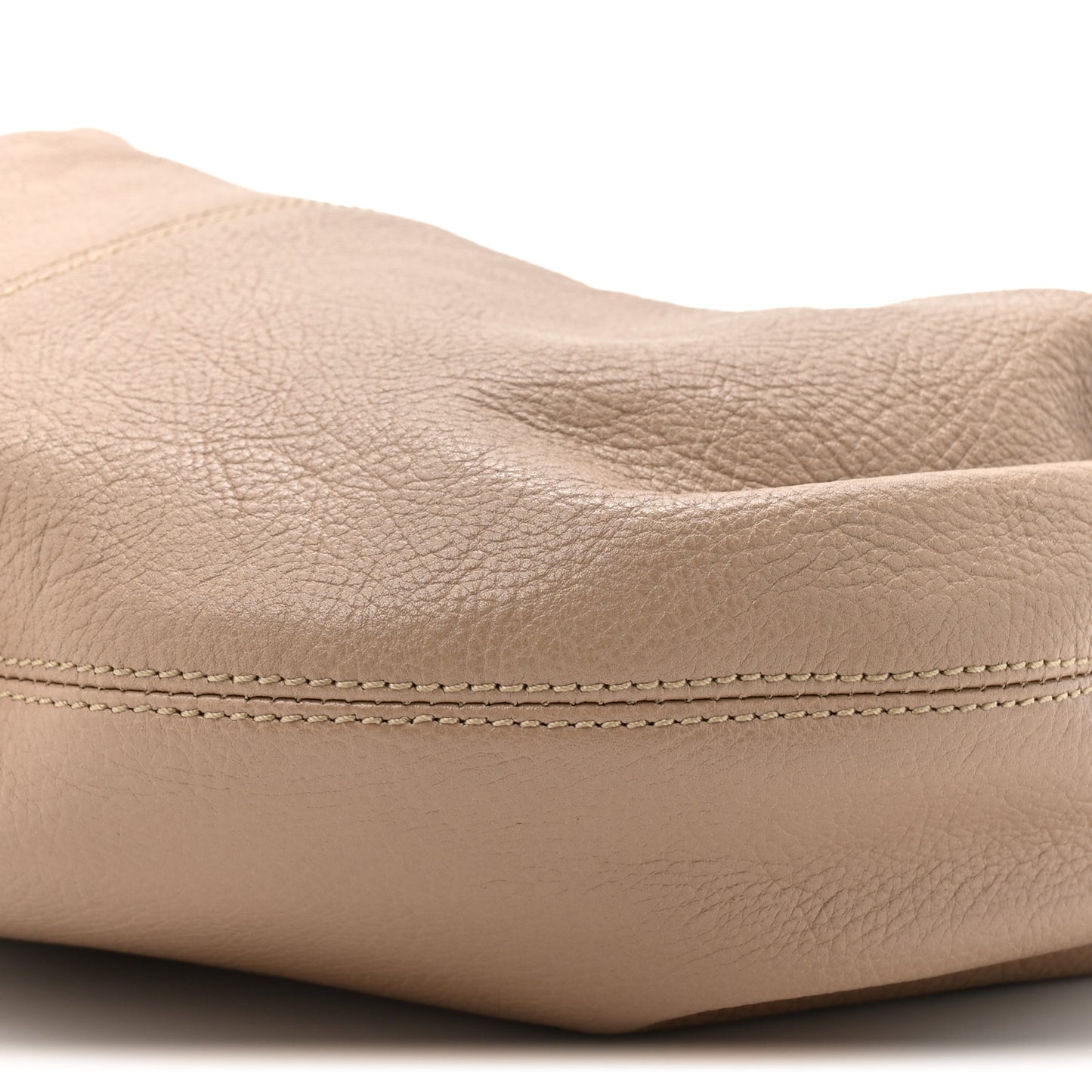 Grained Calfskin Small Bracelet Hobo Bag Woodrose