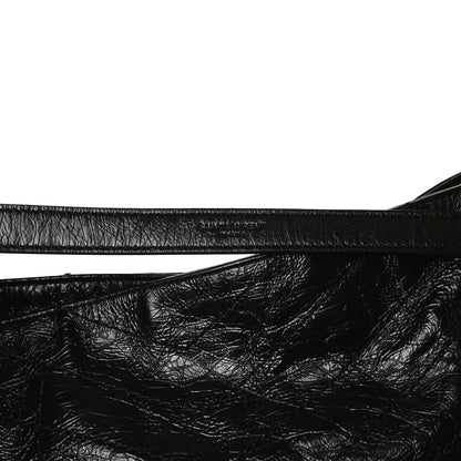 Saint Laurent Crinkled Calfskin Matelasse Monogram Large Niki Shopper Tote Black 11 of 16