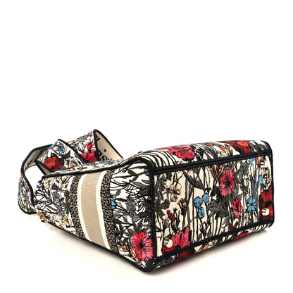 Christian Dior Canvas Embroidered Mille Fleurs Medium Lady D-Lite Multicolor 4 of 10