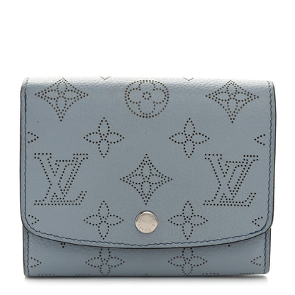 Louis Vuitton Mahina Iris Compact Wallet NM Blue Red 1 of 7