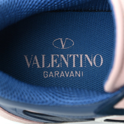 Valentino Garavani Calfskin Split Shegoes Sneakers 38 Rose Quartz Navy 6 of 8