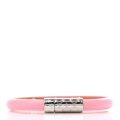 Louis Vuitton Calfskin Yummy LV Bracelet 17 Pink 3 of 4