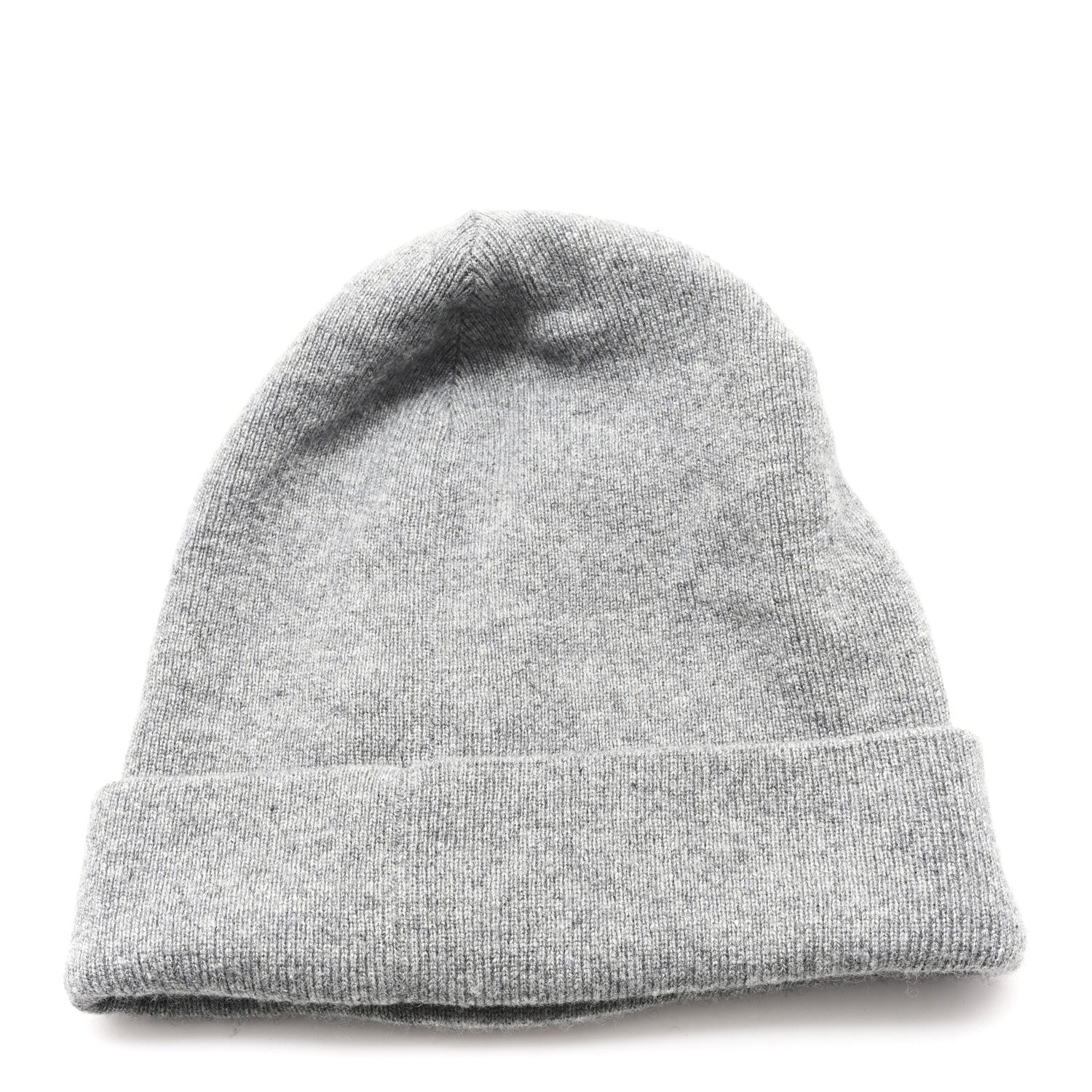 Chanel Cashmere CC Beanie Hat Grey 3 of 4
