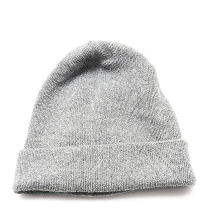 Chanel Cashmere CC Beanie Hat Grey 3 of 4