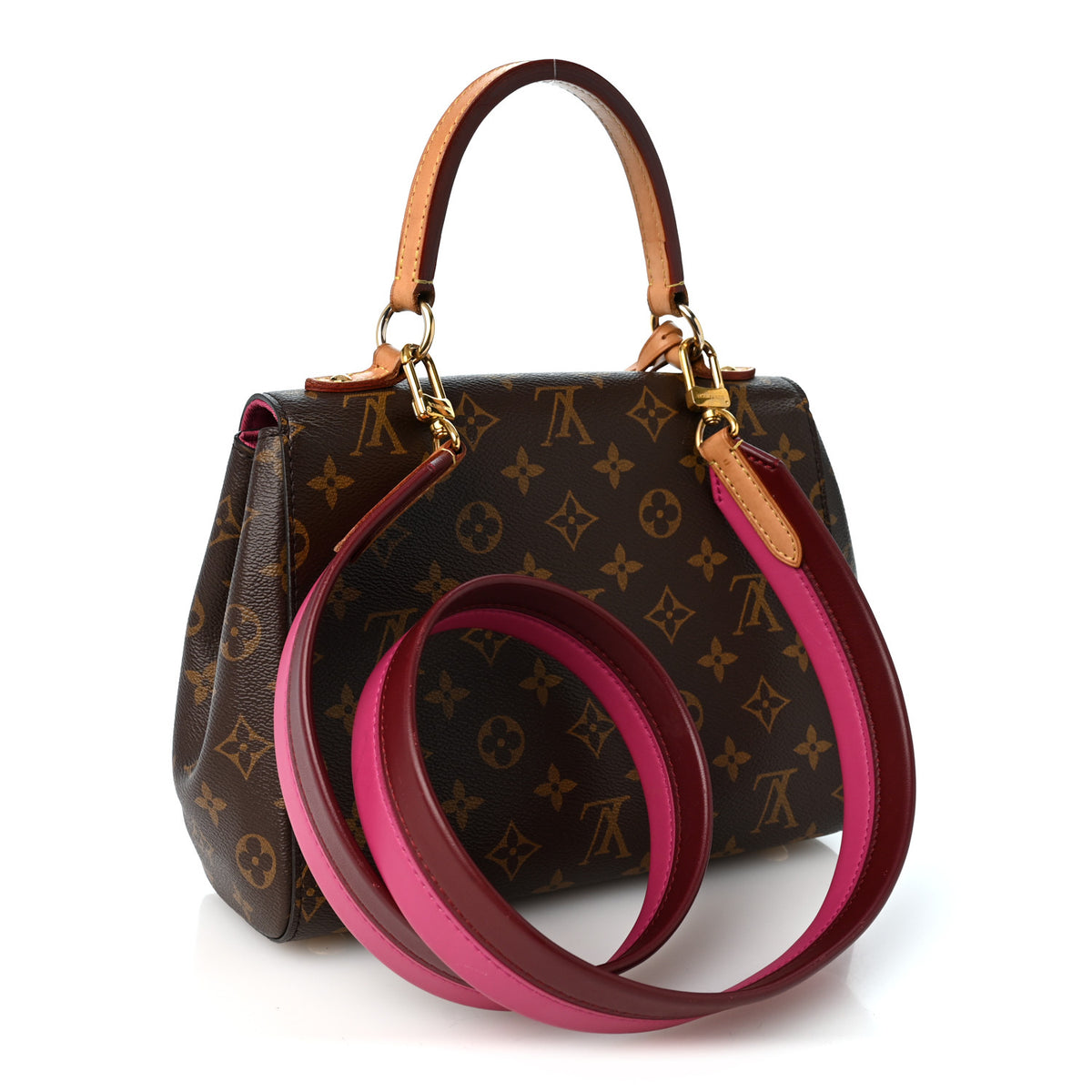 Monogram Cluny BB Bordeaux Fuchsia