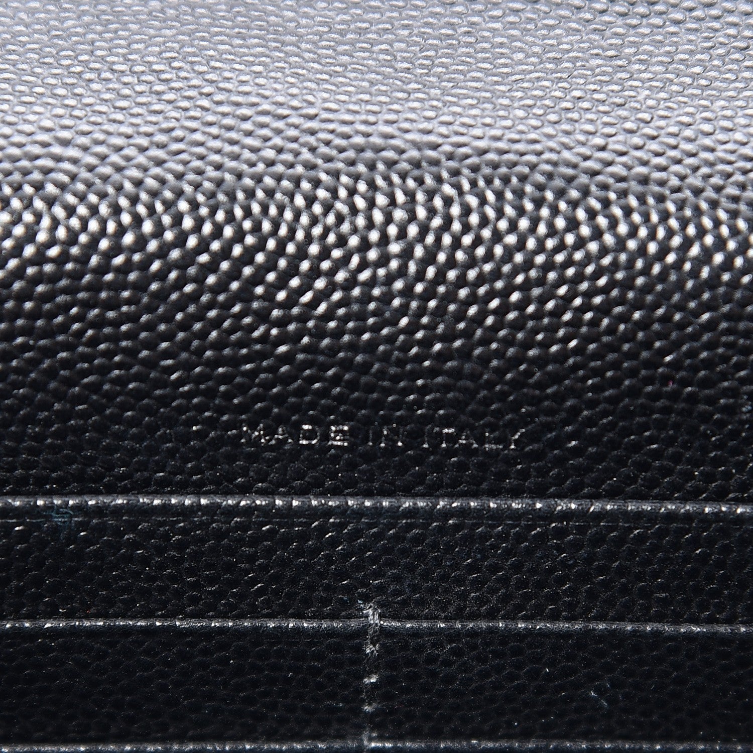 Saint Laurent Grain De Poudre Matelasse Chevron Monogram Envelope Chain Wallet Black 7 of 8