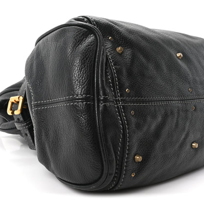 Chloe Grained Calfskin Paddington Tote Black 9 of 10