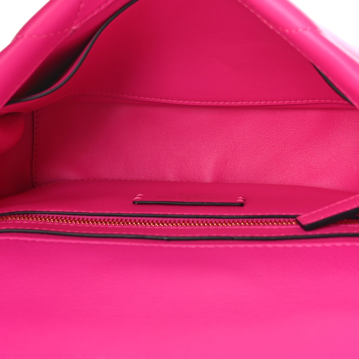 Nappa Lacquer Monochrome Medium Roman Stud Shoulder Bag Pink PP