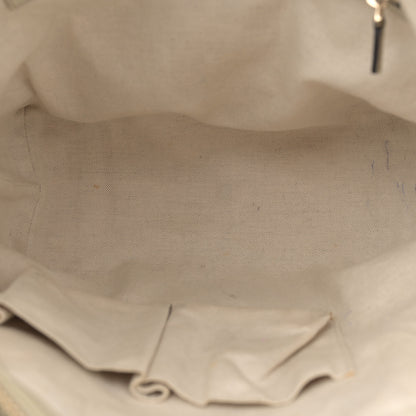 Gucci Monogram Heart Bit Charm Top Handle Tote Off White 5 of 14