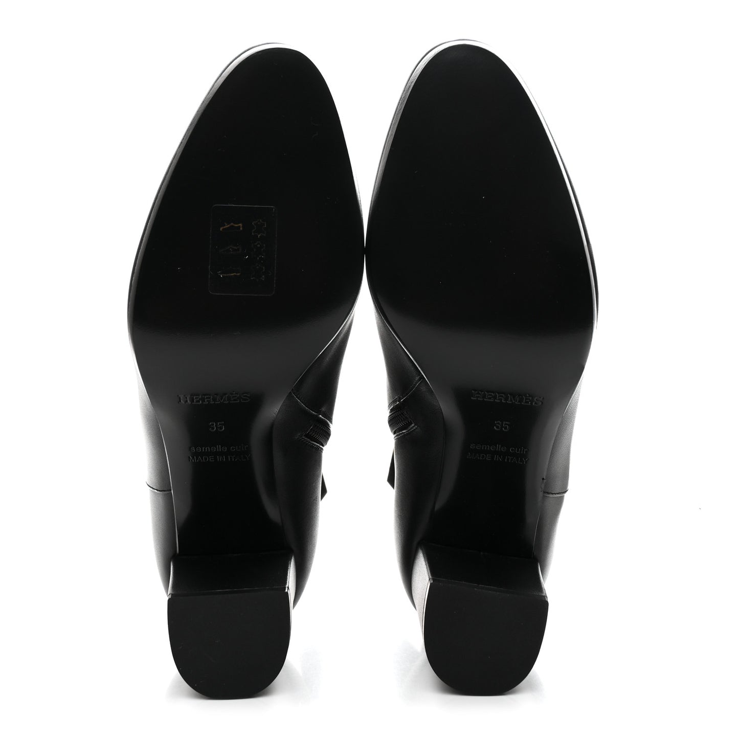 Calfskin Saint Germain Ankle Boots 35 Black