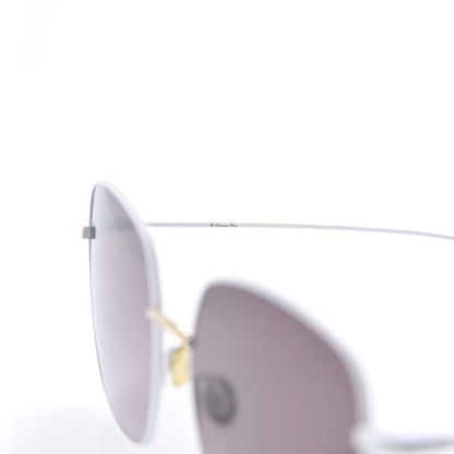 Christian Dior Metal Stellaire 1 Square Sunglasses Purple White 8 of 10