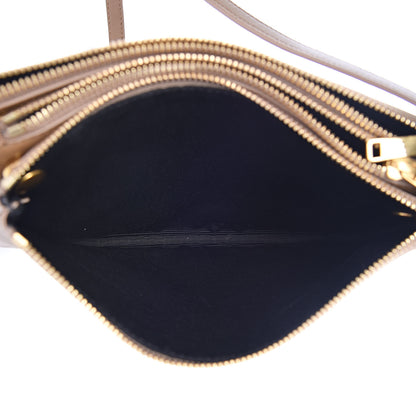 Celine Lambskin Small Trio Crossbody Bag Tan 5 of 10