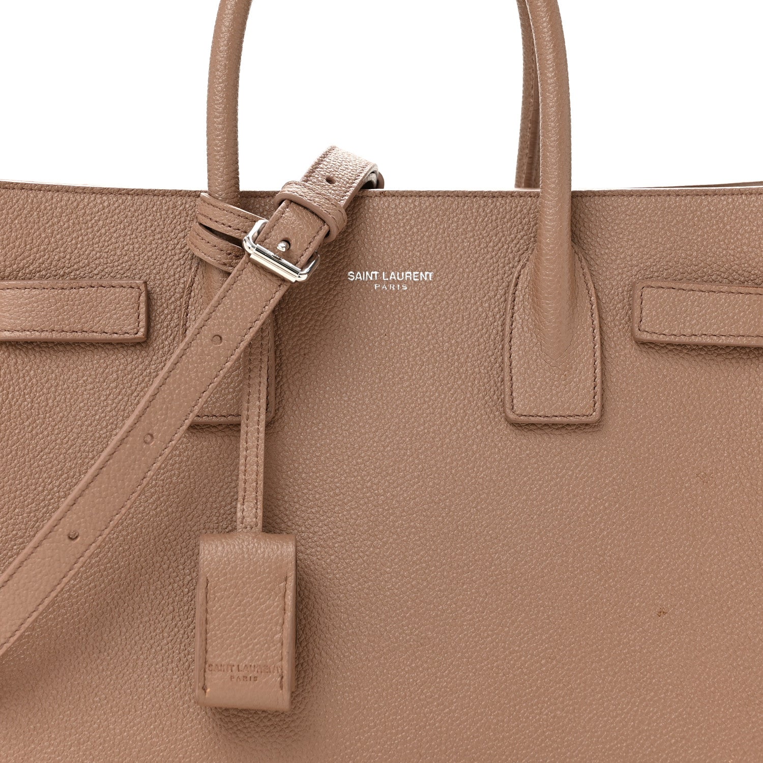 Saint Laurent Grained Calfskin Baby Sac De Jour Pale Blush 8 of 15