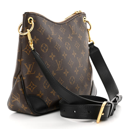 Louis Vuitton Monogram Odeon PM Black 3 of 11