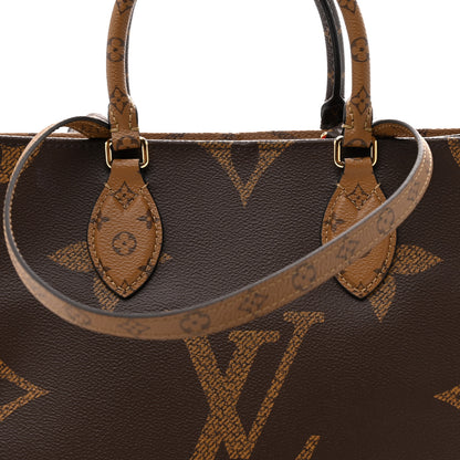 Louis Vuitton Reverse Monogram Giant Onthego MM 14 of 20