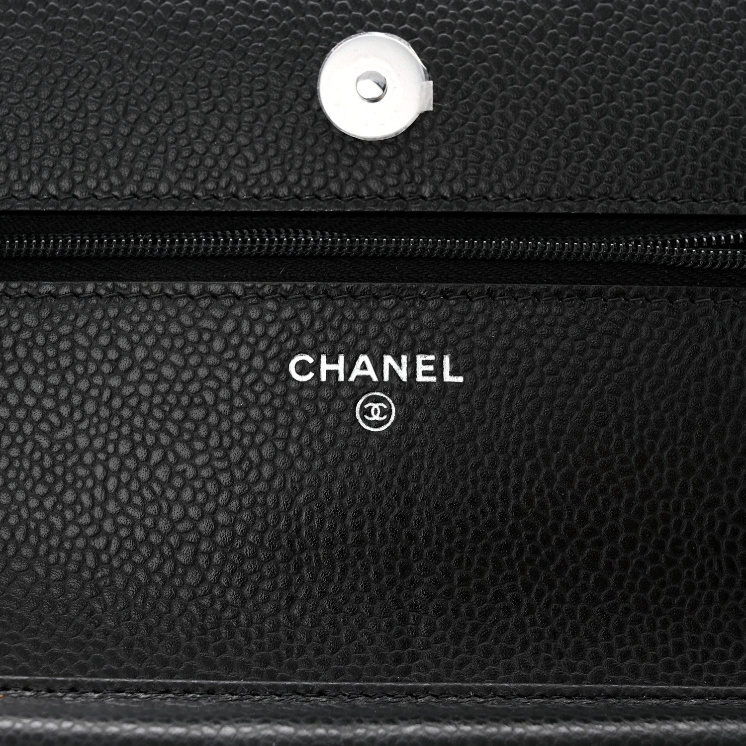 Chanel Caviar Quilted Wallet on Chain WOC Black 6 of 13
