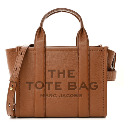 Marc Jacobs Grained Calfskin Small The Tote Bag Argan Oil 1 of 11