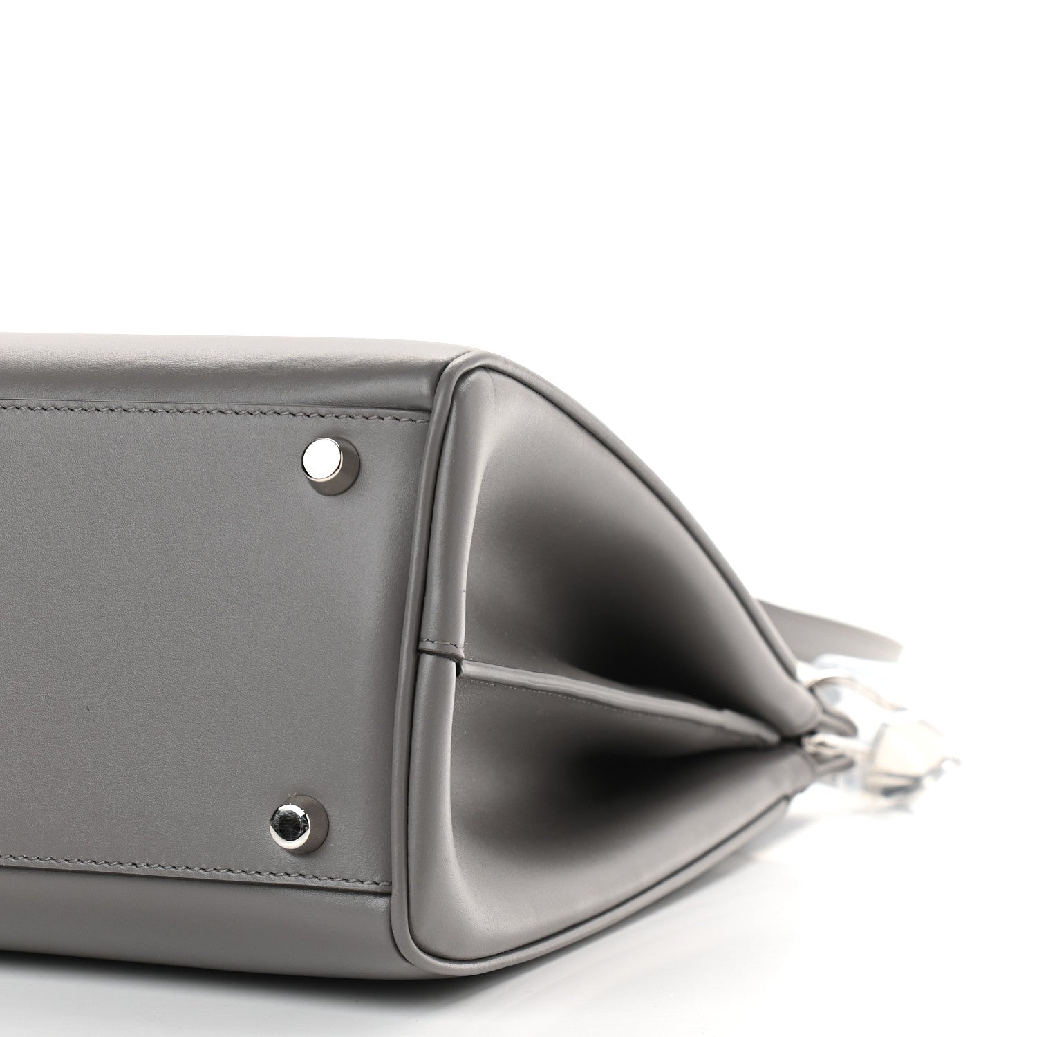 Gucci Smooth Calfskin Medium Zumi Top Handle Bag Dusty Grey 8 of 8