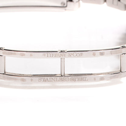 Tiffany Stainless Steel Diamond Bezel 22mm Grand Resonator Quartz Watch Pink 4 of 6