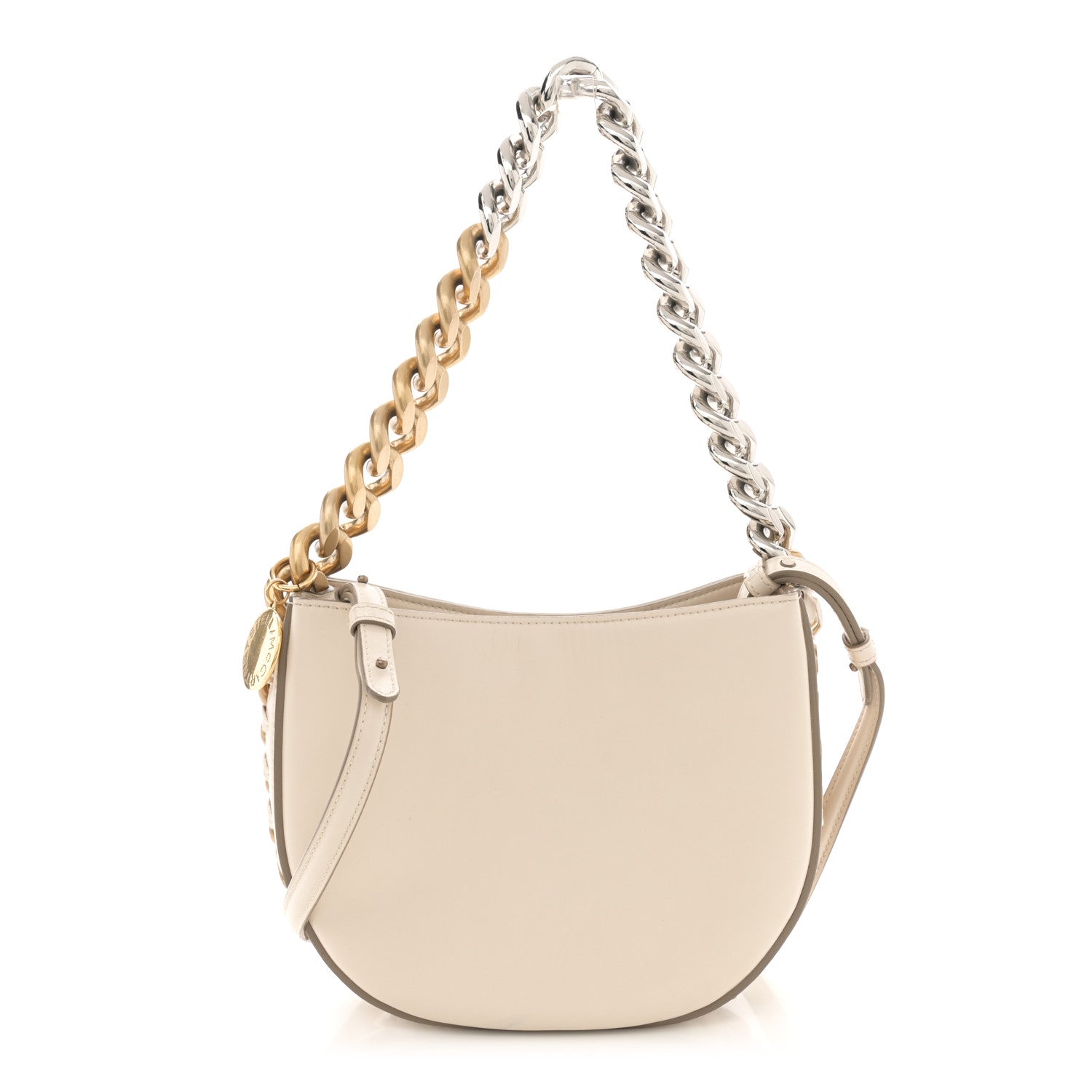 Stella McCartney Eco Alter Nappa Small Frayme Shoulder Bag White 1 of 18