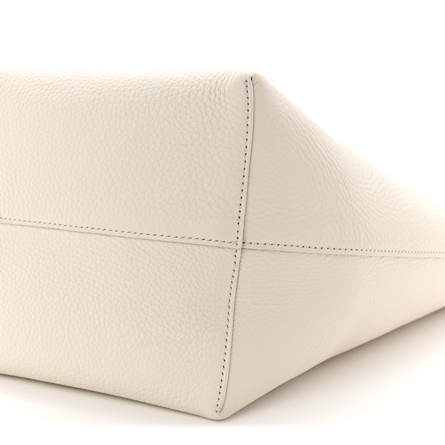 The Row Grained Calfskin Medium N/S Park Tote Ivory 9 of 9