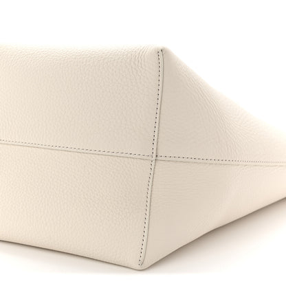 The Row Grained Calfskin Medium N/S Park Tote Ivory 9 of 9