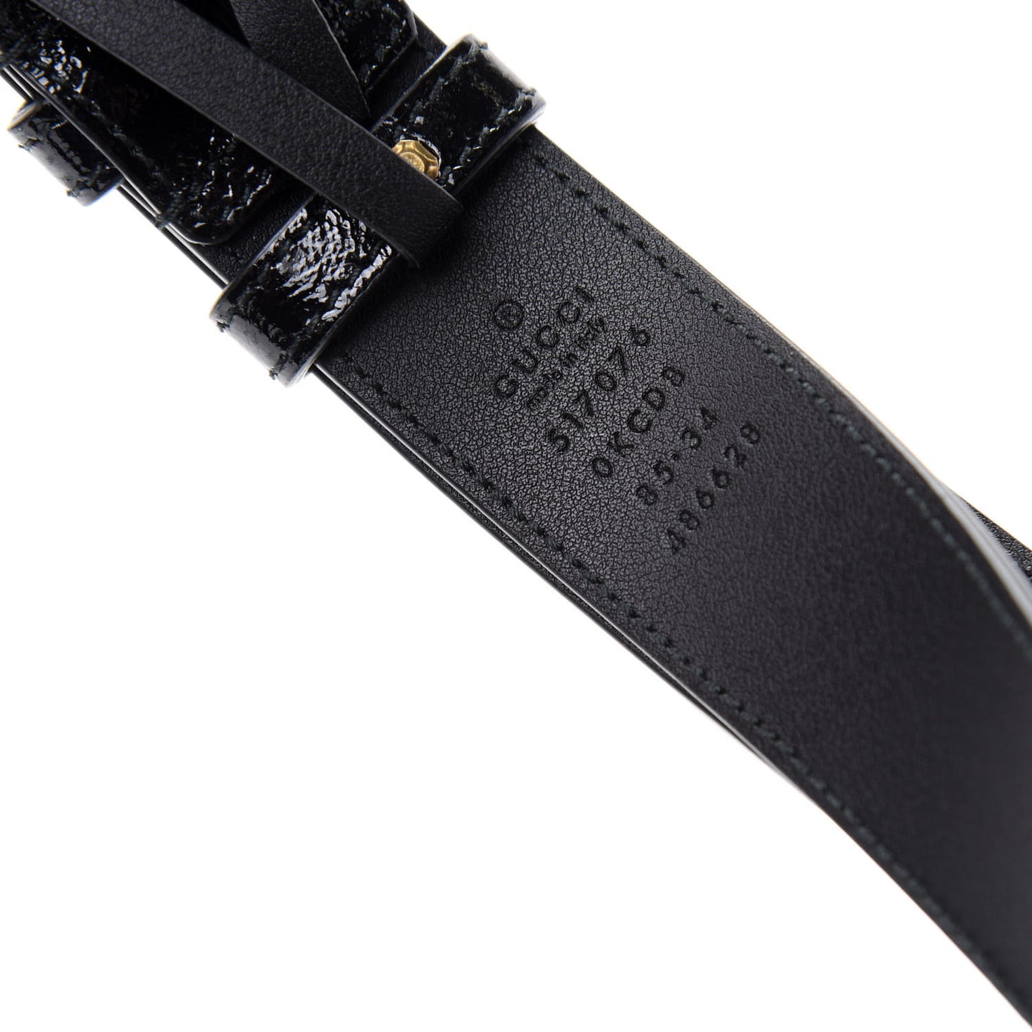 Suede Small Ophidia Belt Bag Black