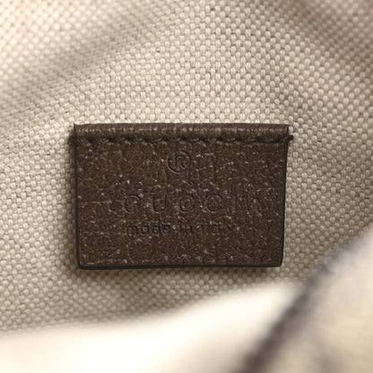 Gucci GG Supreme Monogram Mini Neo Vintage Double Zip Messenger Bag Beige New Acero Crop 6 of 10