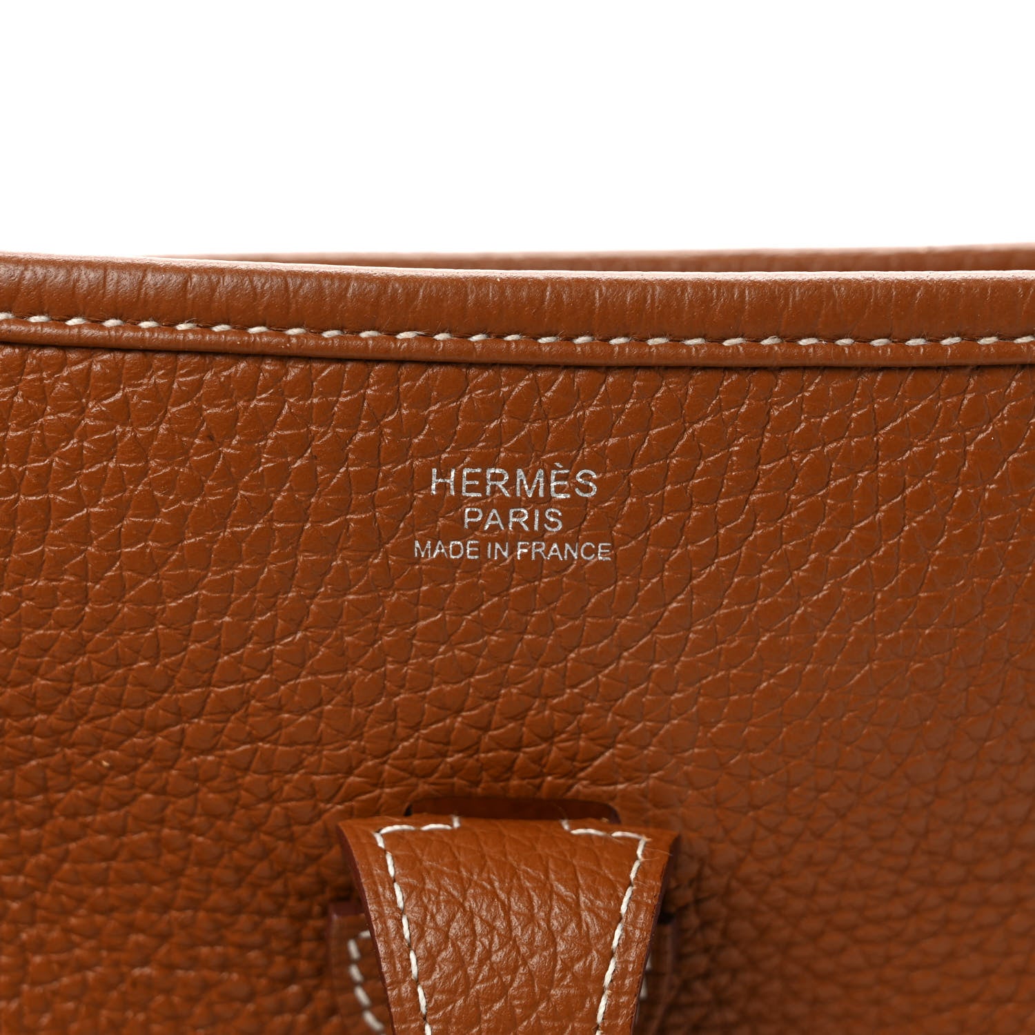 Hermes Taurillon Clemence Evelyne III PM Gold 6 of 9