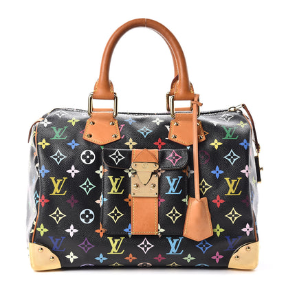 Louis Vuitton Monogram Multicolor Speedy 30 Black 1 of 18