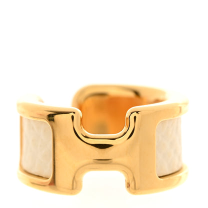 Hermes Epsom Olympe Ear Cuff Nata 1 of 5