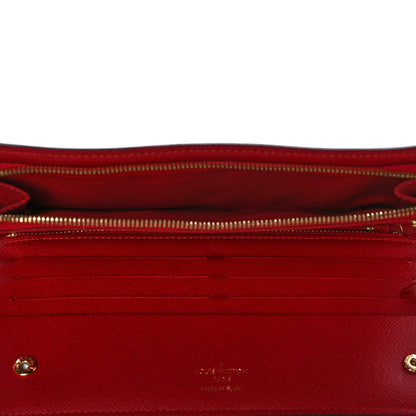 Louis Vuitton Damier Ebene Insolite Wallet Red 6 of 11