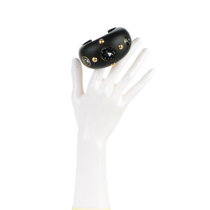 Louis Vuitton Resin Crystal Over The Rainbow Cuff S Black 2 of 5