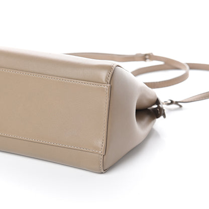 Fendi Nappa Mini Peekaboo Iconic Satchel Tortora 8 of 8