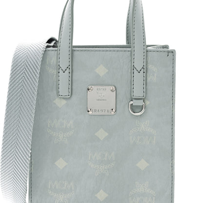 MCM Maxi Visetos X-Mini Aren Tote Sky 5 of 10