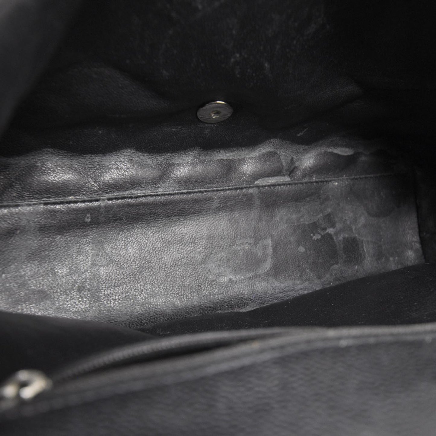 Caviar Kelly Jumbo Flap Bag Black SHW