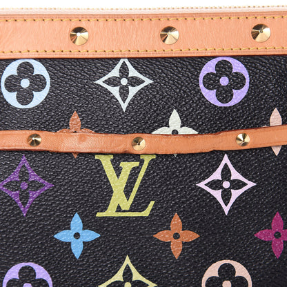 Louis Vuitton Monogram Multicolor Pochette Accessories Black 9 of 13