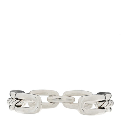 David Yurman Sterling Silver 14mm Wellesley Link Cuff Bracelet 2 of 3