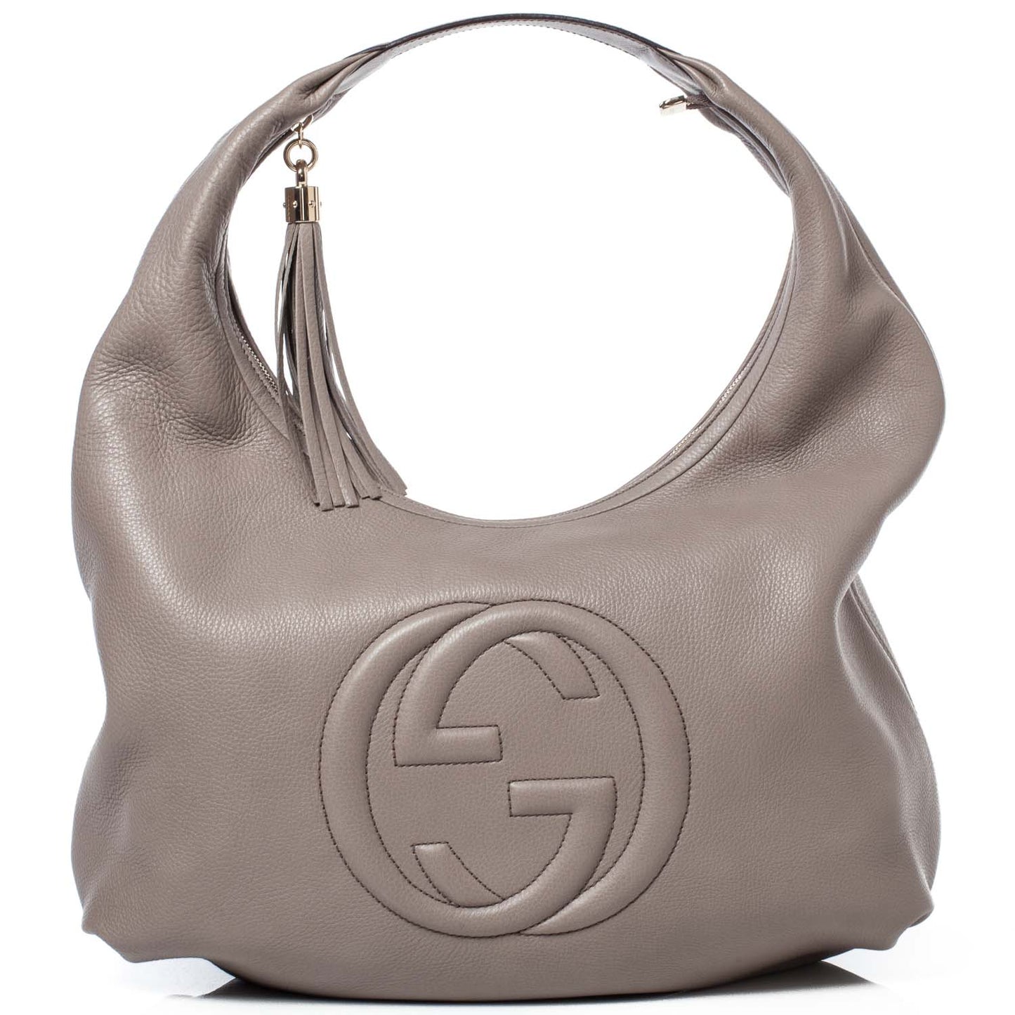 Pebbled Calfskin Large Soho Hobo New Fango
