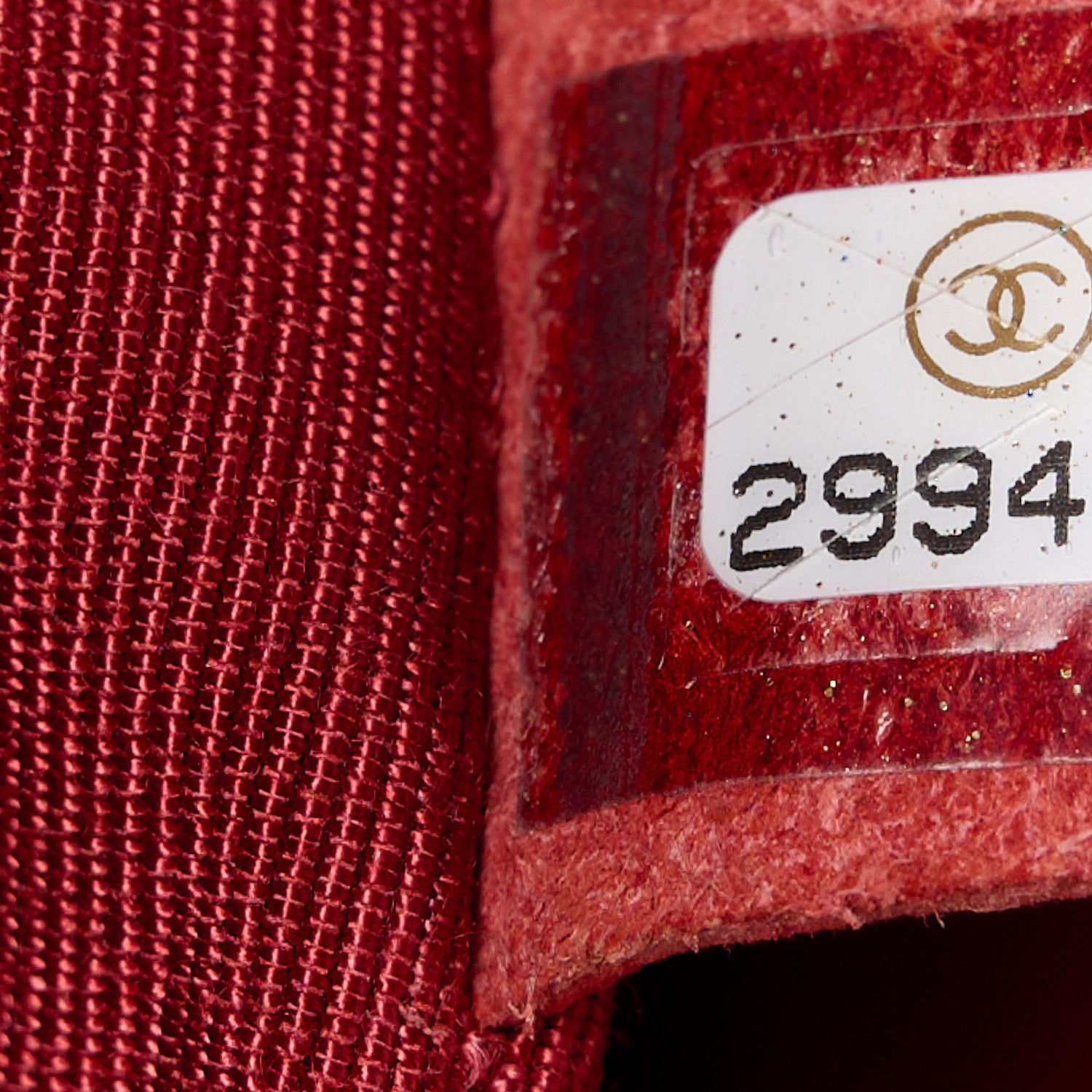 Chanel Lambskin Quilted Chain Drawstring Bag Red 7 of 10