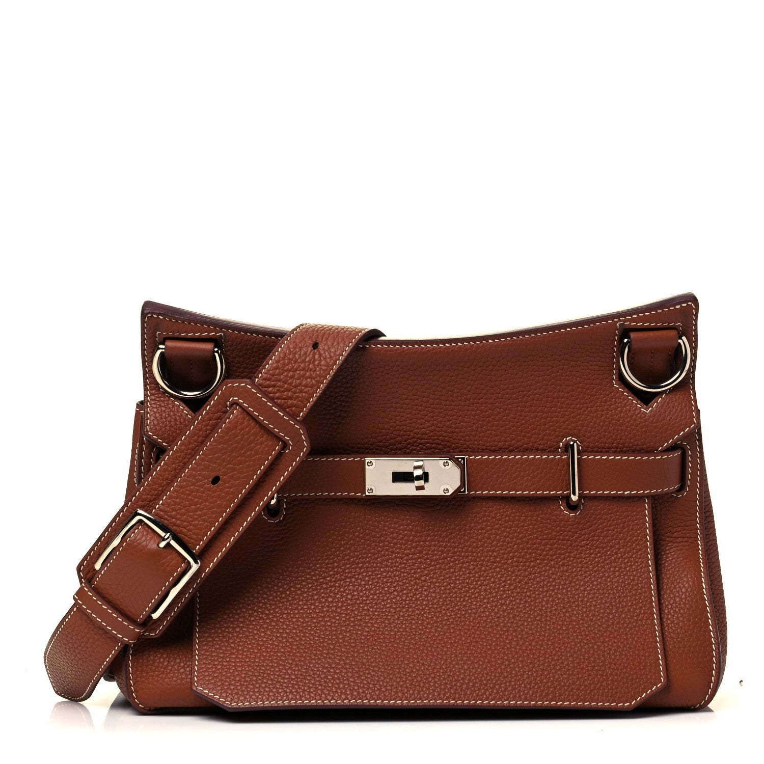 Hermes Taurillon Clemence Jypsiere 31 Gold 1 of 7