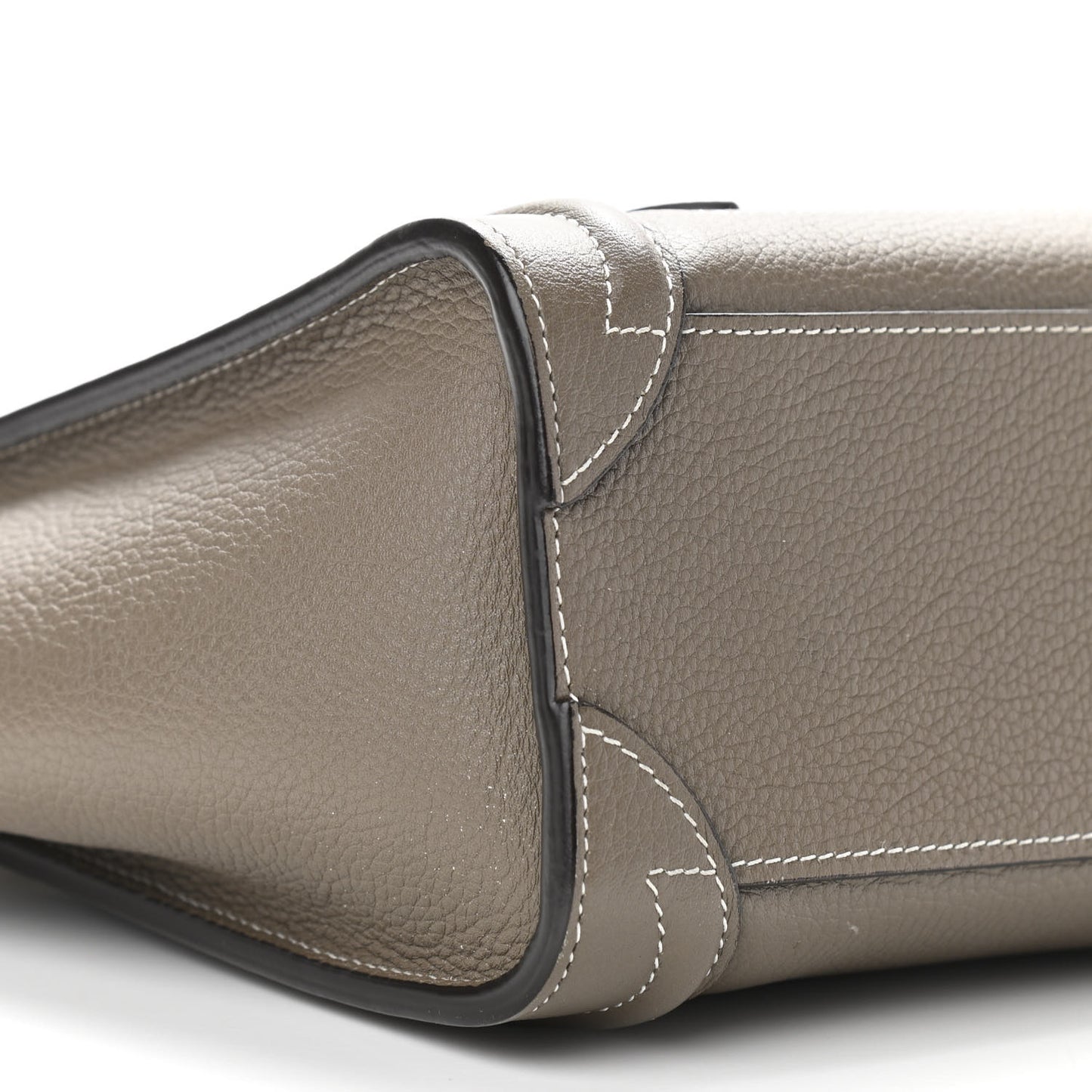 Drummed Calfskin Nano Luggage Souris